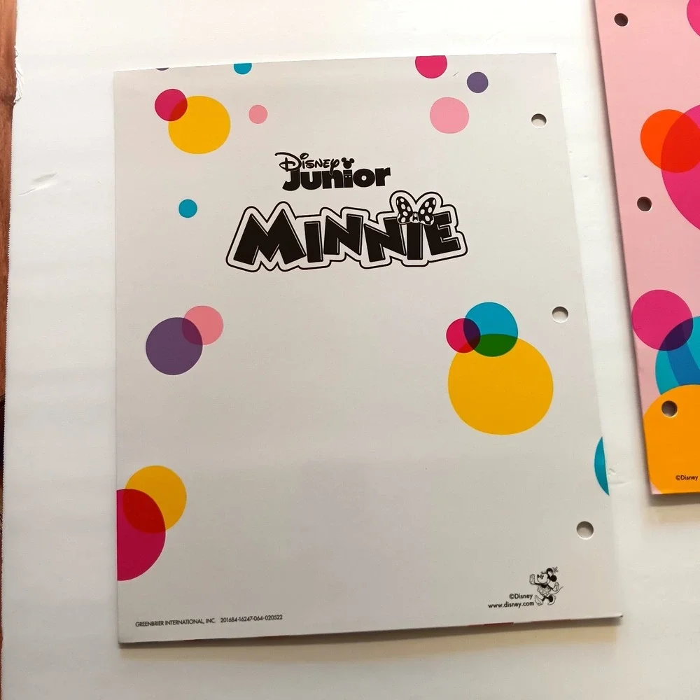 Disney‎ Minnie Mouse Coloring Activity Set Folders Crayons Mickey Clubhouse NEW